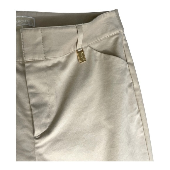 Michael Kors lightweight Khaki flat front pants size 10 - Picture 6 of 10